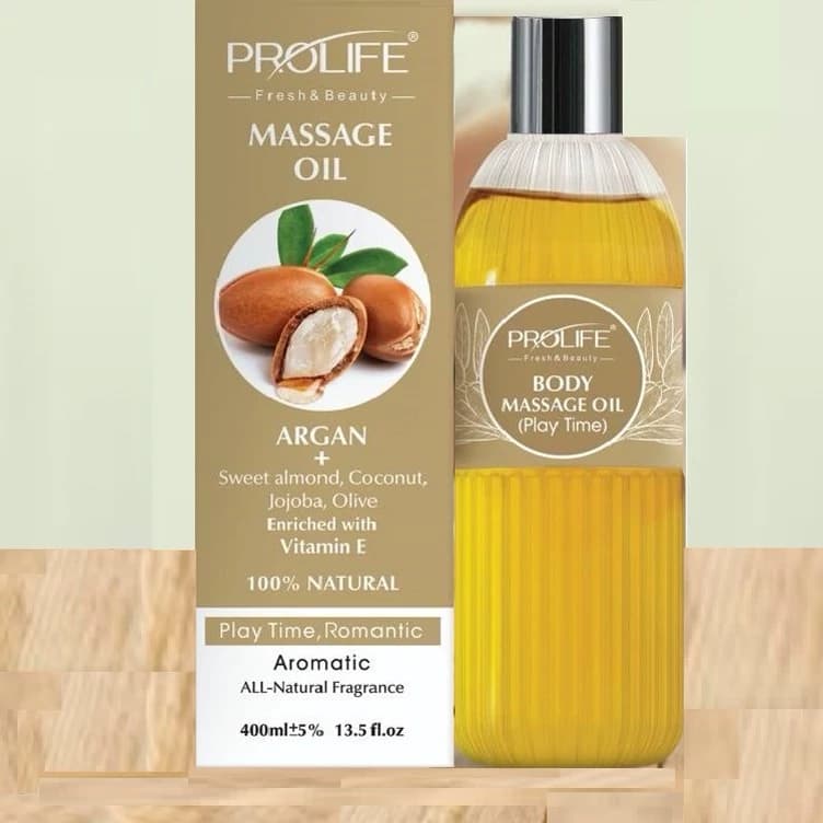 روغن ماساژ جنسی پلی تایم پرولایف (آرگان)
